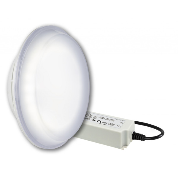 Oświetlenie basenowe LED, barwa biała lumiplus DC (kod 67516)